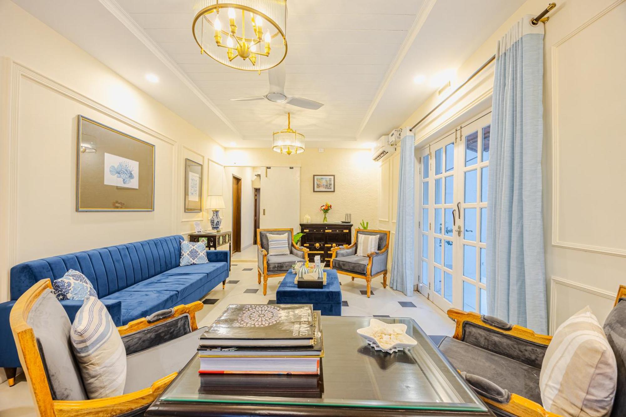 Elivaas 4 Bhk Villa Near Beach With Private Pool & Bar - Casa Boa Vida Candolim Exterior photo