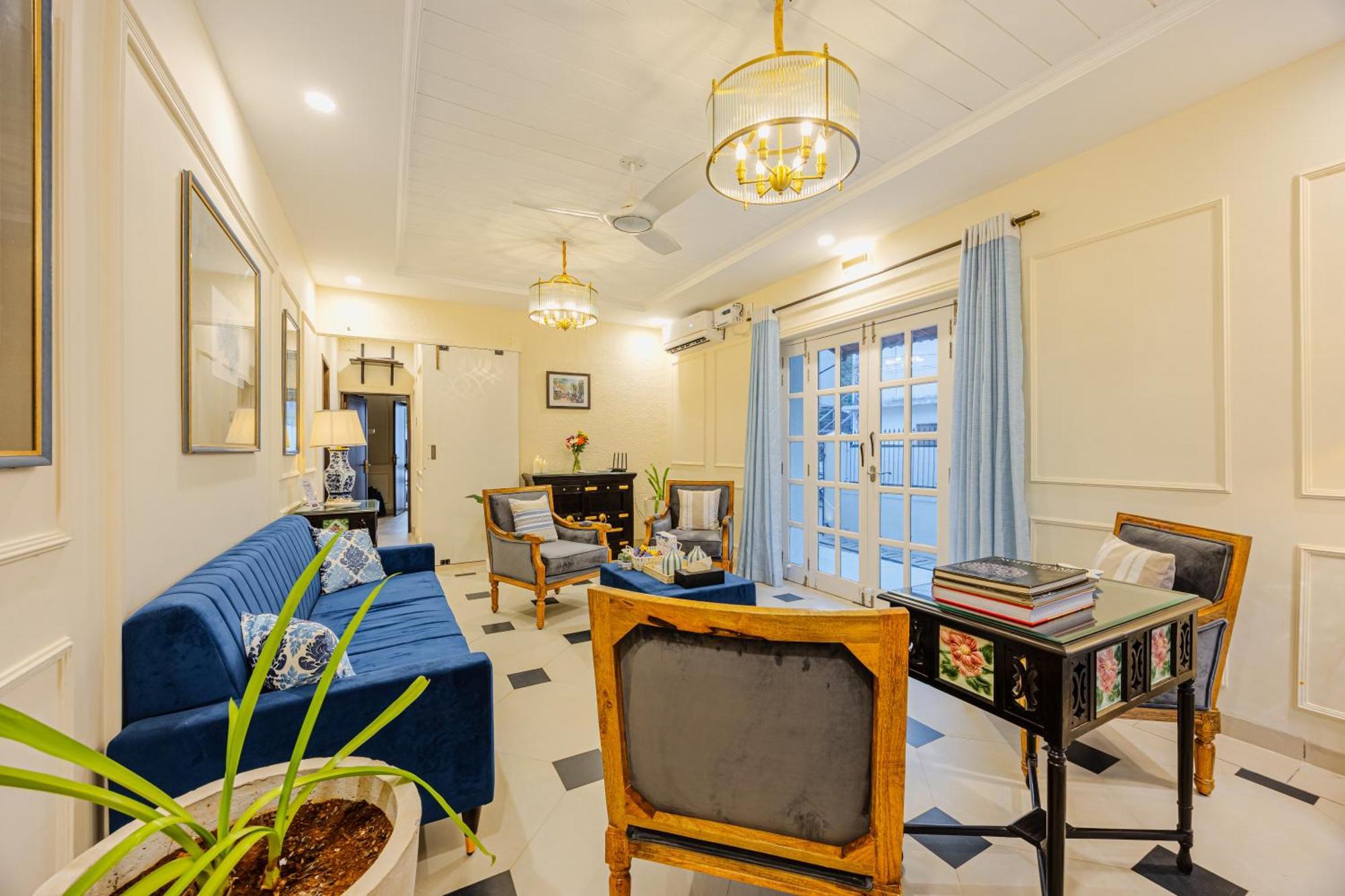 Elivaas 4 Bhk Villa Near Beach With Private Pool & Bar - Casa Boa Vida Candolim Exterior photo
