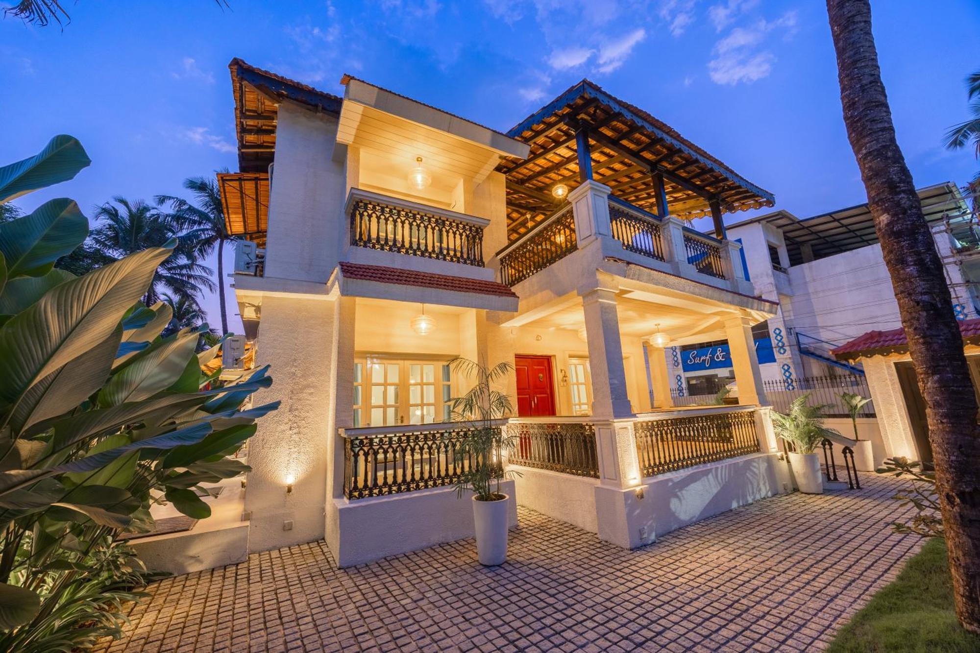 Elivaas 4 Bhk Villa Near Beach With Private Pool & Bar - Casa Boa Vida Candolim Exterior photo